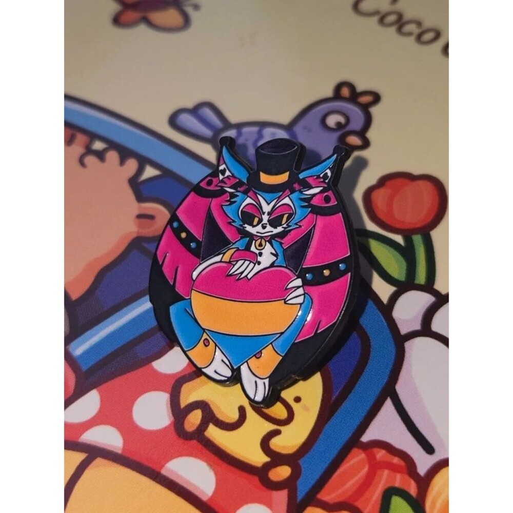 Hazbin hotel enamel pin